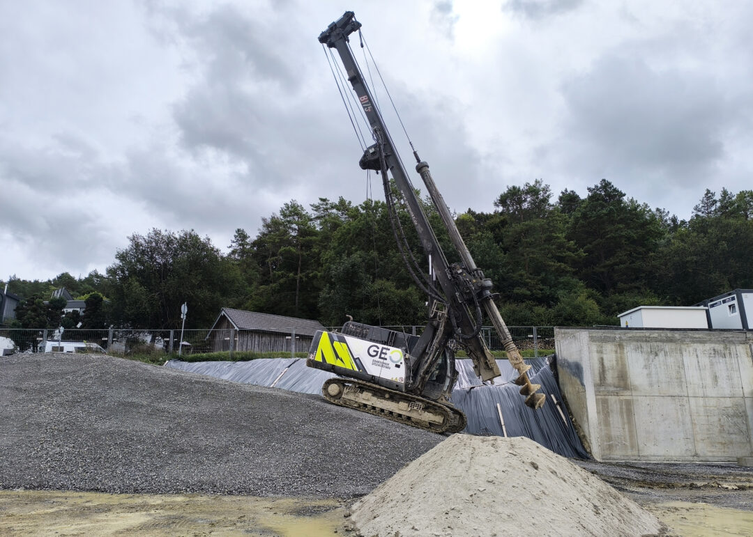 Aidlingen – Baugrubensicherung Gewerbeobjekt